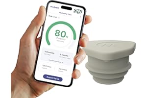 PLUMBEZ Magnus HAWKi Smart Steel Oil Tank Level Monitor Radar Gauge - Bluetooth Connection to Phone App, Universal Fit - No Drilling Required - Fuel Level Gauge for Steel Oil Tanks