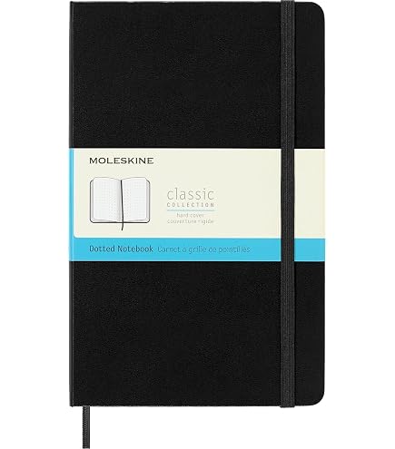 Moleskine Klassisches Notizbuch, Punktierter Notizblock mit