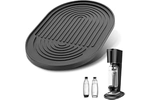 Lociban Tappetino in silicone per SodaStream Terra E-Terra, Tappetino antigoccia antiscivolo asciugatura rapida, Tappetino antigoccia in silicone, accessorio per SodaStream