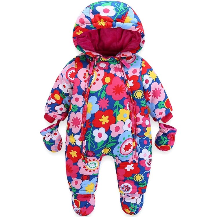Happy Cherry - Pagliaccetto Inverno Neonato Con Cappuccio | FindTheDeal - 11