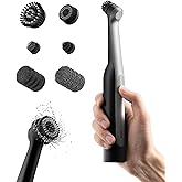 HOTO Wand™ Cepillos Limpieza Hogar Eléctrica, Cepillo para Limpiar Juntas Recargable con 12 Cabezas de Cepillos, IPX7 Imperme