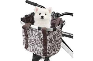 Honseadek Borsa interna per cestino della bicicletta, in tessuto Oxford, con manico, per cestino anteriore e posteriore, per mountain bike, bici da strada, shopping, campeggio, 31 x 22 x 20 cm, nero