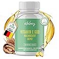 Vitabay Hochdosiertes Vitamin E 600 IE Depot - 100 VEGAN Softgel Vitamin E Kapseln hochdosiert mit Tocopherol und Tocotrienol