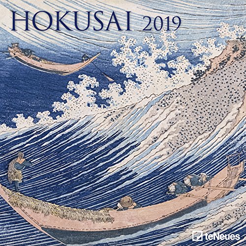 Hokusai 2019 - Broschürenkalender, Farbholzschnitte, Kunstkalender 2019 - 30 x 30 cm