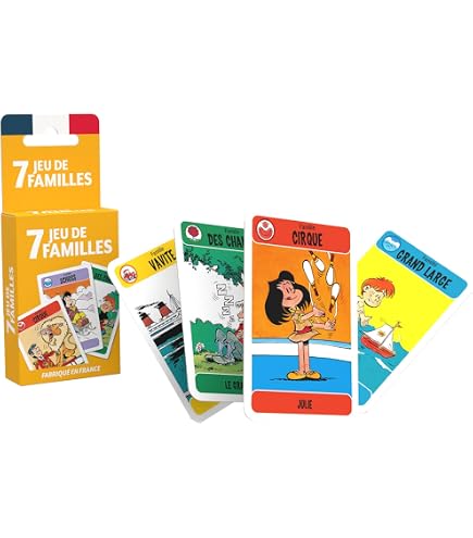 ASTERIX Jeu de 7 Familles French Card Game Ducale