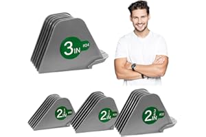 AFANSO Premium XL Clipper Guards, Strong & Sturdy 3 inch, 2.75", 2.5", 2.25" (#24, 22, 20, 18) Extra Long, Large Guide Comb Set Fits Most Wahl Full Size Hair Clippers (4pcs Gray Mega Set)