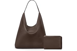 GSenhui Hobo Bag Groß Handtasche Shopper Tasche Damen Weiche Leder Slouchy Tote Bag Vintage Schultertasche Gross Shoulder Bag Handbags für Shopping Arbeit Schule