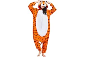 DarkCom Unisex Adulto Cosplay Animale Onesie Halloween Carnevale Costume per Uomo Donna