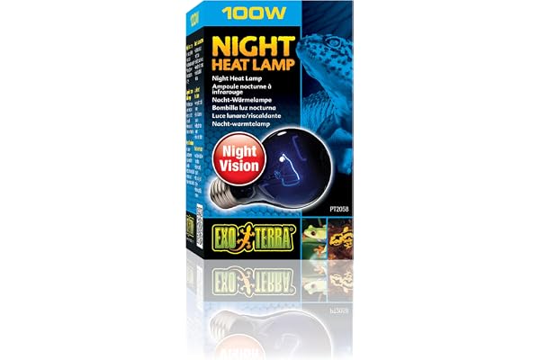 Exoterra Night Heat Lamp - Ampoule nocturne à infrarouge - 100 W