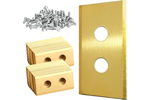 Windfromort 30x Cuchillas de Repuesto de Titanio para Robot Cortacésped – Compatibles con Worx Landroid, LandXcape, Zoef Robot, Einhell, Kress – Grosor 0,9 mm, con Tornillos de Seguridad Incluidos