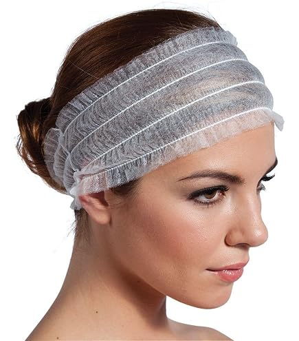 30 Bandeaux De Spa Jetables Pour Femme - élastiques, Pour Soins Du Visage, Maquillage, 45x6 Cm