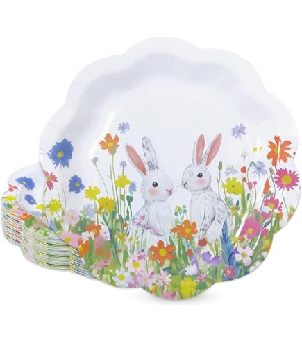 BFB Piatti Di Carta 23cm Uovo Di Pasqua Per Le Decorazioni - 5