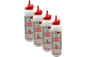 Wolfix Holzleim Wasserfest D4 4 Stück 500g - Sekundenkleber Extra Stark für Holz, Metall und PUR - PVC Kleber, Montagekleber, Bastelkleber und Flüssigkleber - Schnell Trocknender Holzspachtelmasse