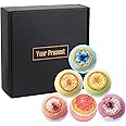 smtfcty Bath Bombs Gift Set,6 Pack Large Handmade Bubble Floating Fizzies Spa Kit Natural Handcrafted Essential Oils Shower Bomb,Birthday Valentines Mothers Day Anniversary Christmas Gifts for Women