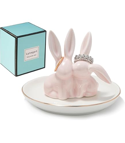 Support De Bague Licorne En Céramique Pour Bagues, Boucles D