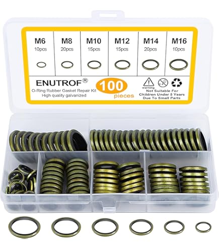 Guarnizione Ad Anello Solido Di Tenuta In Rame Rondella Tappo Di