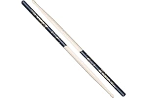 Zildjian 5A Hickory Sticks, Black-DIP Natural Finish, Wood Tip
