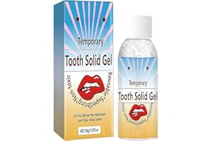 ETILKU 30g Temporary Tooth Filling Repair Glue,Moldable False Teeth & Quick Fix Gel,Dental Glue for Missing Broken Tooth,Home Use Tooth Filler,Quick Fix Teeth Gel,Restore Your Smile,Easy to Use,Portable