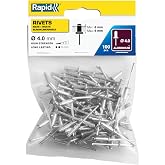 Rapid Percin 4X12 mm Aluminym 100 Adet