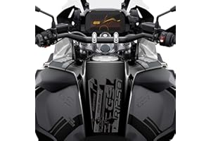 labelbike - Adesivo 3D Moto Paraserbatoio Protezione e Decorazione in Resina compatibile con BMW R 1250 GS ADVENTURE Triple Black 2020-2022 - Colore Nero Grigio