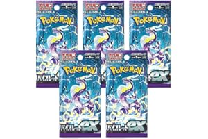 定坊 さだ坊 SADABOU JAPAN 5 x Japanese Pokemon Booster Packs | Scarlet & Violet Set | Pokémon Trading Cards in 5 Booster | Pokemon TCG Pack | from Japanese Seller (Violet ex)