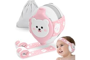 BELLEBEBE - Casque Anti Bruit Bébé - 0-36 Mois - Hypoallergénique et Sans BPA - Certifié EN352-1, RoHS, CPC - Casque Avion Bebe - Bandeau Ajustable