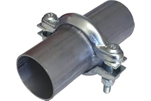 ALUTEC MÜNCHEN Bride de réparation universelle pour tuyau d'échappement 50 mm avec collier de serrage PSA