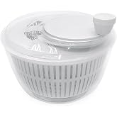 Salata Ve Sebze Kurutucu Pratik Salata Kurutucu - Meyve Sebze Yeşillik Yıkama Kurutma Kabı 4.5 Litre