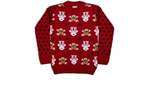 MODAMİT Weihnachten Pullover Kinder, Unisex, Christmas Verziert, Strickpullover, Weihnachtspullover (5-10 Jahre)