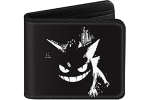 Koecya Wallet for Boys Wallets for Girls Kids Teens Anime Leather Wallet Cute Kawaii Cartoon Aesthetic Character Design Fun Purse Credit ID Card Slim Thin Bi-fold Small Coin Pouches Minimalist,Gengui