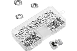 YouU Nakrętki T M3/M4/M5 T-Nut nakrętki, mocowanie ze stali węglowej, ocynkowane do europejskiego standardu aluminiowego do wytłaczania