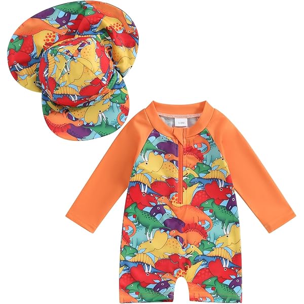 Maillot De Bain 2 Pièces Garçon 3-8 Ans Anti UV UPF50+ - Ensemble Haut + Shorts Plage Piscine