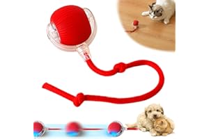 Funmo Balle Chat Interactive, Cat Toy, Balle pour Chat, Pet Smart Rolling Ball,Ball Automatic Cat Toy,Boules pour Chats pour Le Jeu et l'interaction