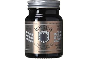 Morgan's Pomade Pomade pour Hommes, Brillance Moyenne et Forte Tenue pour Tous Types de Cheveux, Enrichie en Kératine, Parfum Oud et Ambre 100g