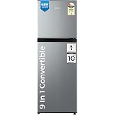 Midea 233L 2 Star Convertible 9-In-1 Inverter Compressor Frost Free Double Door Refrigerator with Multi Air Flow, Smart⁺ Cool