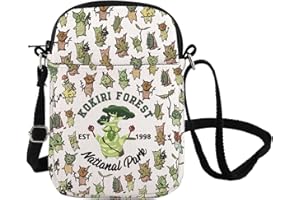 FOTAP The Legend Of Dad Inspire Crossbody Bag Zelda Korok Messenger Bag Zelda Shoulder Bag Korok Dad Gift Gamer Gift