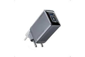 Anker Prime Cargador USB C 100W, Cargador USB C de 100 W, Cargador de Pared Anker de 3 Puertos GAN Plegable y Compacto, para MacBook, iPad, iPhone 17/16/15/14/13 Air Pro Series, Galaxy S24/S23 y Más