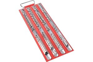 DAYUAN 80pcs Socket Storage Holder Tray Rack Rail for 1/4" 3/8” or 1/2" Drive Sockets