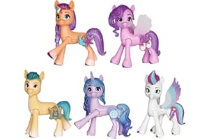 My Little Pony Mane 5 zestaw przyjaźni, zestaw kolekcjonerski z 5 figurkami kucyka, prezent dla dzieci od 3 lat