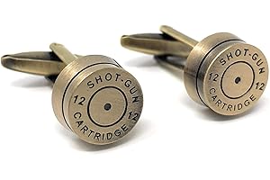 Ashton and Finch Shotgun Cartridge Cufflinks for Men – Novelty Shooting & Hunting Gifts – Unique Present for Him