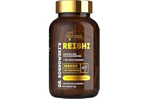 DR SOSNOWSKI'S Dr. Sosnowski's BioActive Reishi Mushroom Capsules | Potent 1000mg High Strength Reishi Mushroom Extract (120 Capsules)