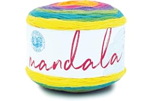 Lion Brand Yarn Company Mandala Yarn, Acrylic, Gnome, 13.97 x 13.97 x 10.16 cm