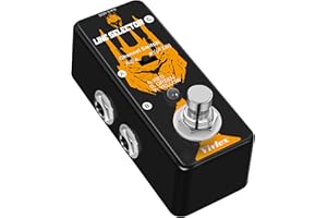 Vivlex ABY Schalter Switch Line Selector Selection Auswahl Kanalpedal Mini AB Box Switcher Channel Pedal für E-Gitarren Verstärker Fußschalter True Bypass