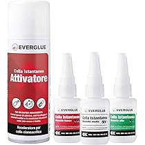 Set Colla Istantanea Everglue - 3 Viscosità (sottile, Medio, Spesso) Da 20g - Extra Forte - Foto 9