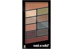 Wet n Wild - Color Icon 10 Pan Palette - Paleta de Sombras de Ojos Vegan - 10 Colores de Sombras Brillantes y Mates para el Día y la Noche, de Larga Duración y Fáciles de Mezclar - Comfort Zone