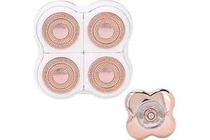 GZD Hair Remover Replacement Head, Rose Gold Plated Replacement Head Women Hair Remover Head for 4 Head Hair Remover