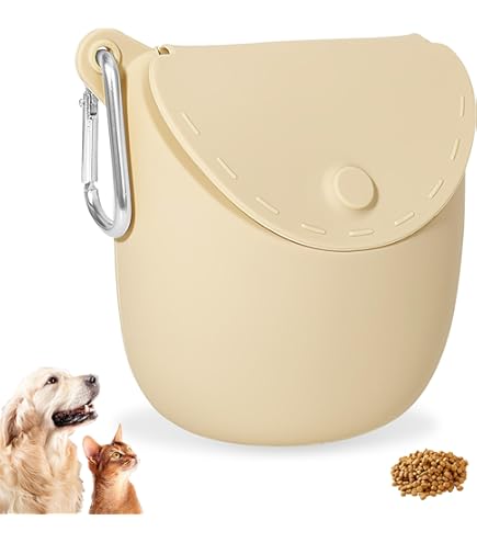 Porta Premietti Per Cani In Silicone - 2 Pezzi, 9x9x3cm, Con Cerniera, Facile Da Pulire - Foto 4