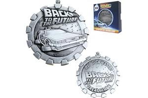 FANATTIK Back to the Future Limited Edition Stopwatch Detailed Metal Medallion
