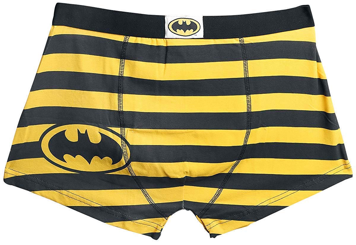 Batman-DC-Comics-Herren-Boxershorts-2er-Pack-Schwarz-XL