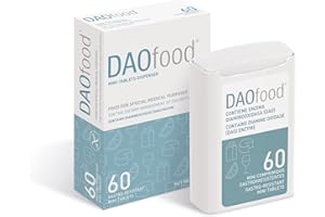 DR HEALTHCARE DAOfood - for The Dietary Management of DAO Deficiency - Dispenser 60 Mini Gastro-Resistant Tablets - DAO Enzyme
